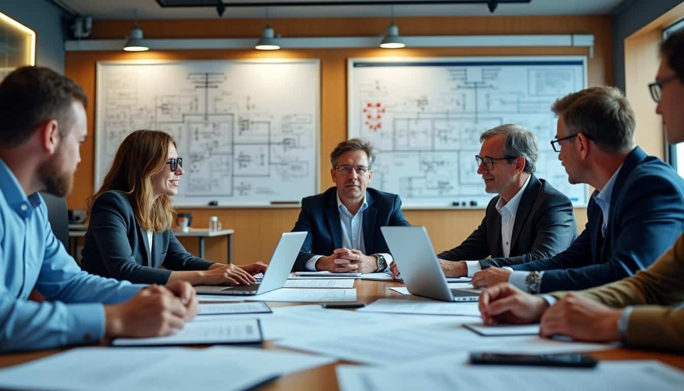 Illustration: Les acteurs et autorités impliqués dans un contrat de distribution d’électricité