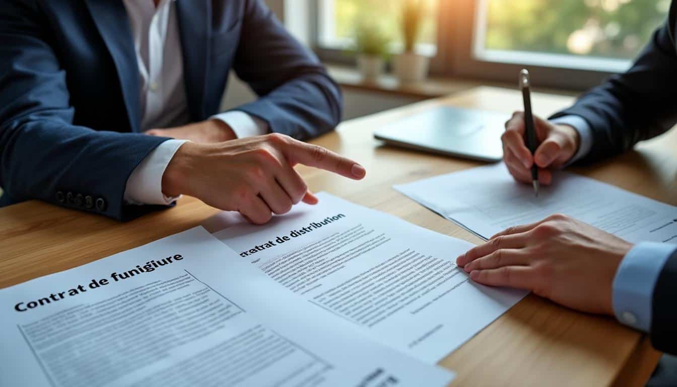 Illustration: Principales différences entre contrat de fourniture et contrat de distribution