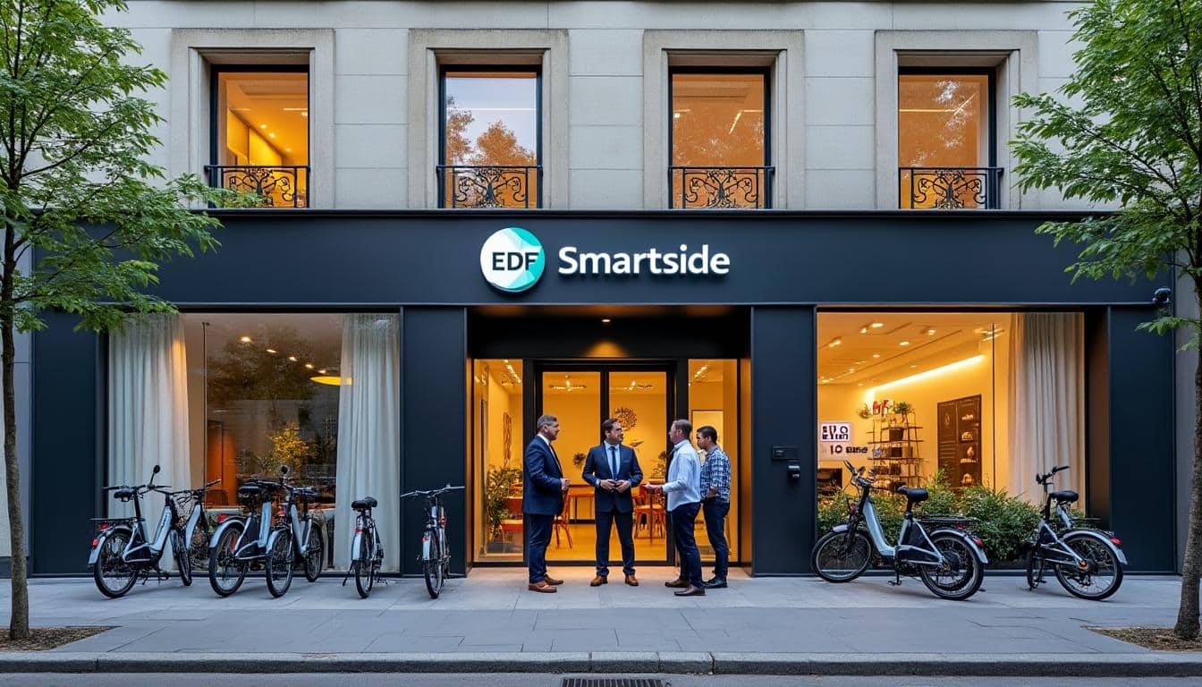Illustration: Présentation et missions d’EDF Smartside à la rue Floréal à Paris