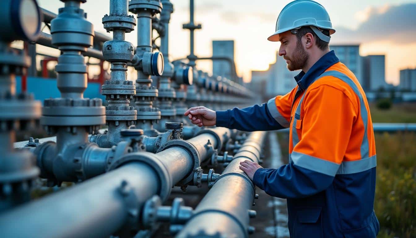 Illustration: Les grandes composantes de la structure d’un réseau de gaz