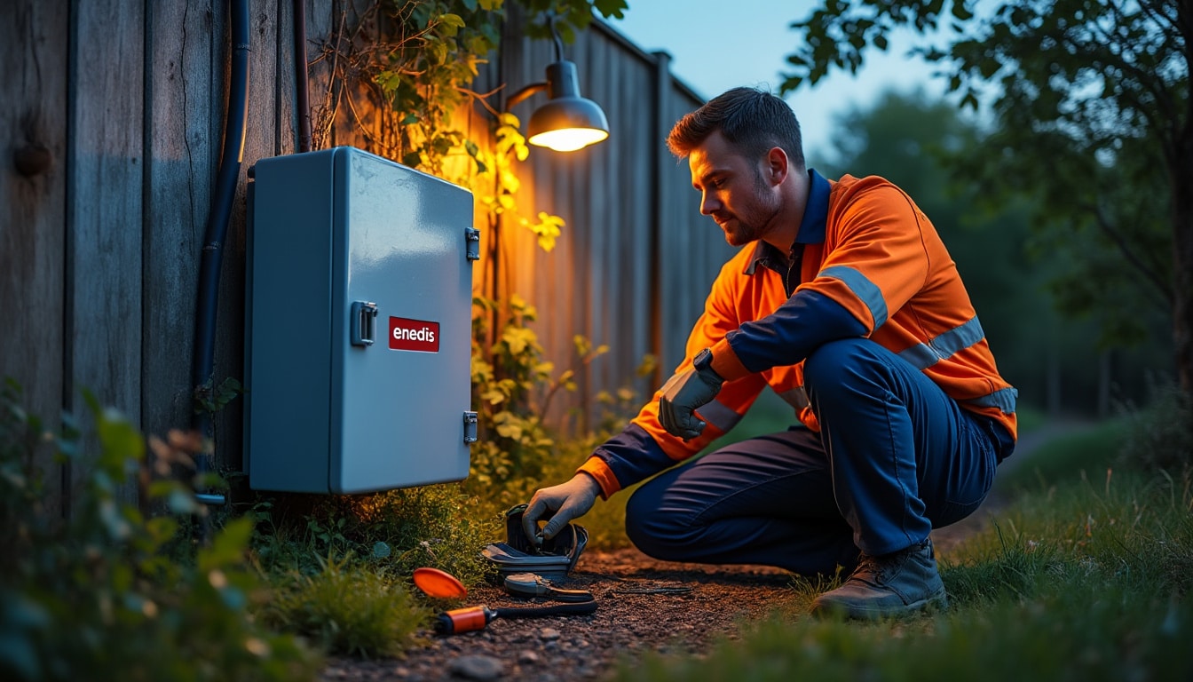 Illustration: Responsabilités, entretien et propriété du coffret Enedis à la limite de propriété