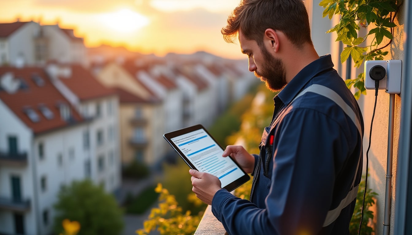 Illustration: Comprendre la déclaration Enedis de panneau solaire plug and play