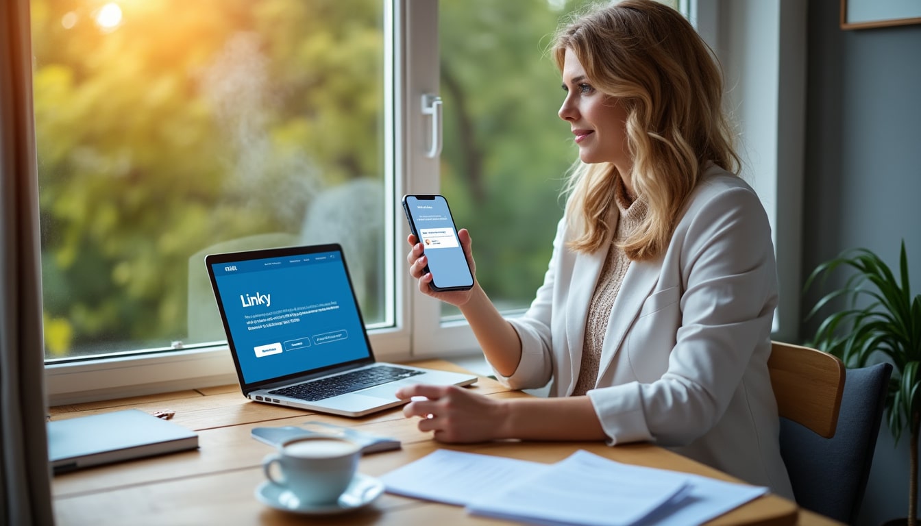 Illustration: Tutoriel pour accéder à l’espace SRD mon compte avec Linky