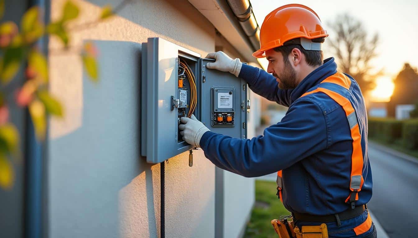 Illustration: Comprendre le rôle du coffret de branchement Enedis dans votre installation électrique