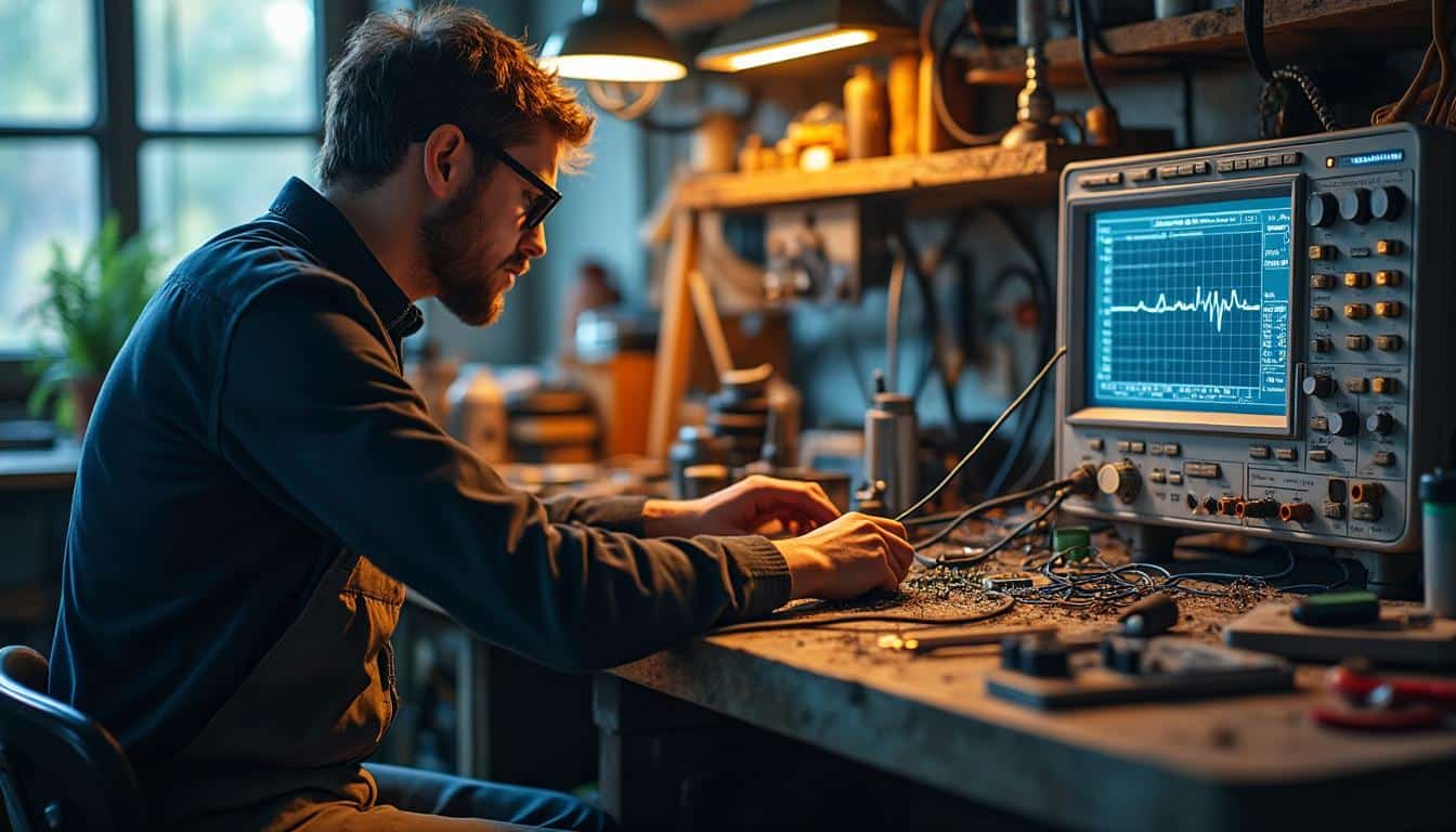 Courant alternatif et déphasage de la charge inductive : guide complet