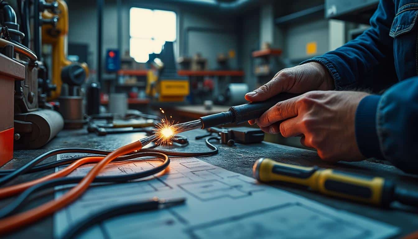 Illustration: Comprendre le courant alternatif et l’échauffement des câbles : notions essentielles