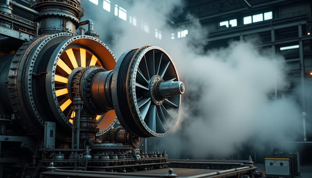 Turbine à vapeur : optimiser le rendement grâce à la chute de pression