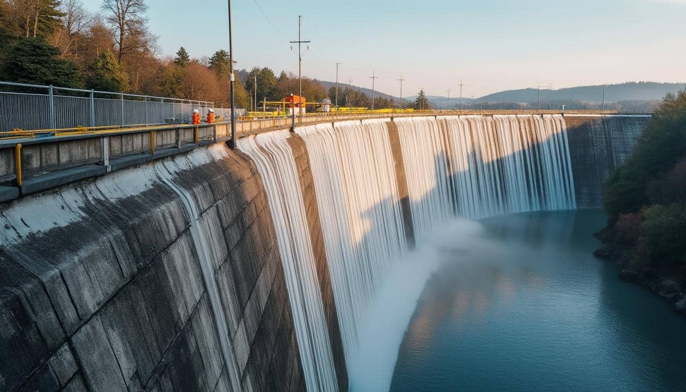 Illustration: Comprendre les dimensions et la construction du barrage de Vieux-Pré
