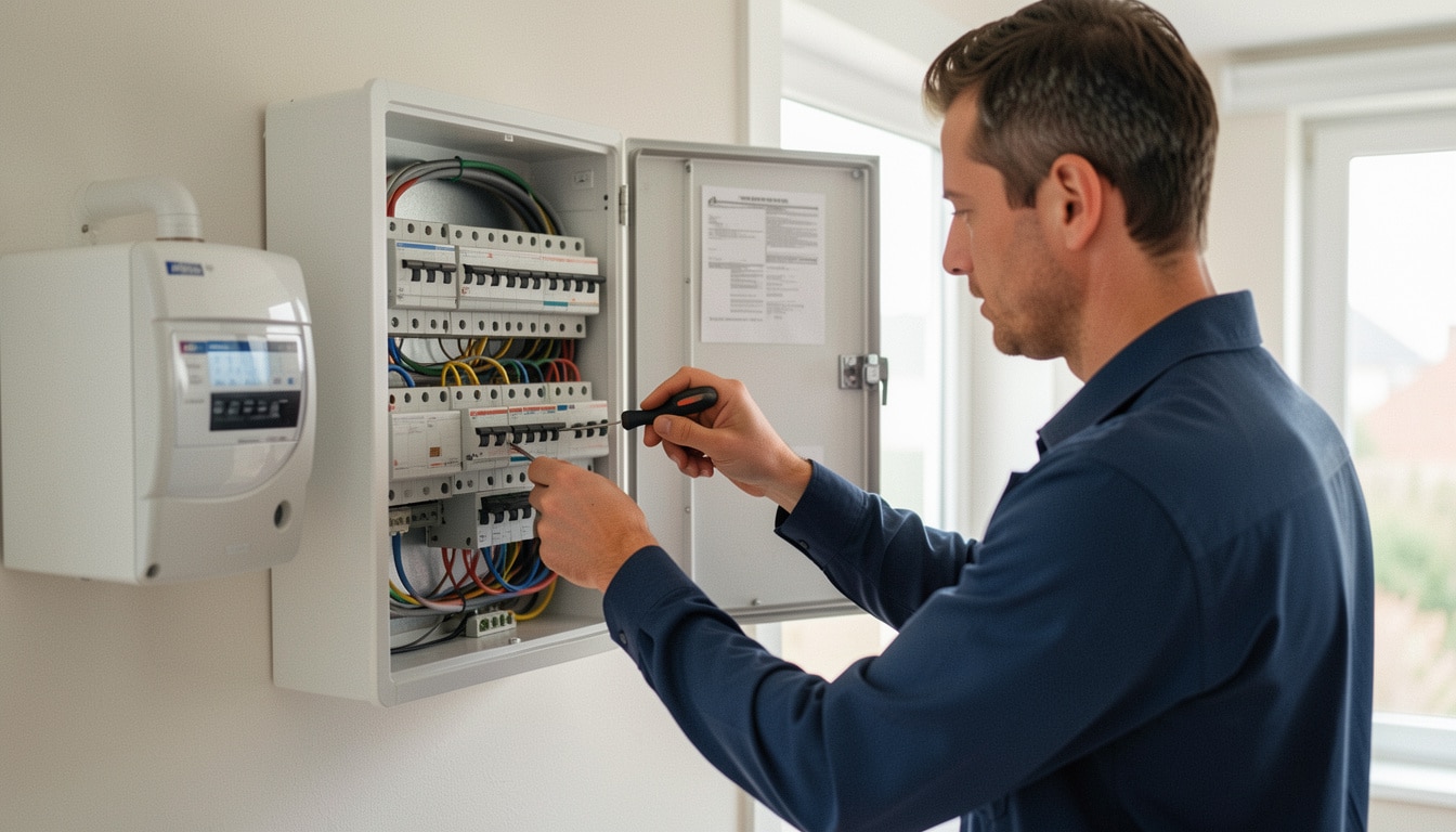 Raccorder le tableau électrique au compteur EDF