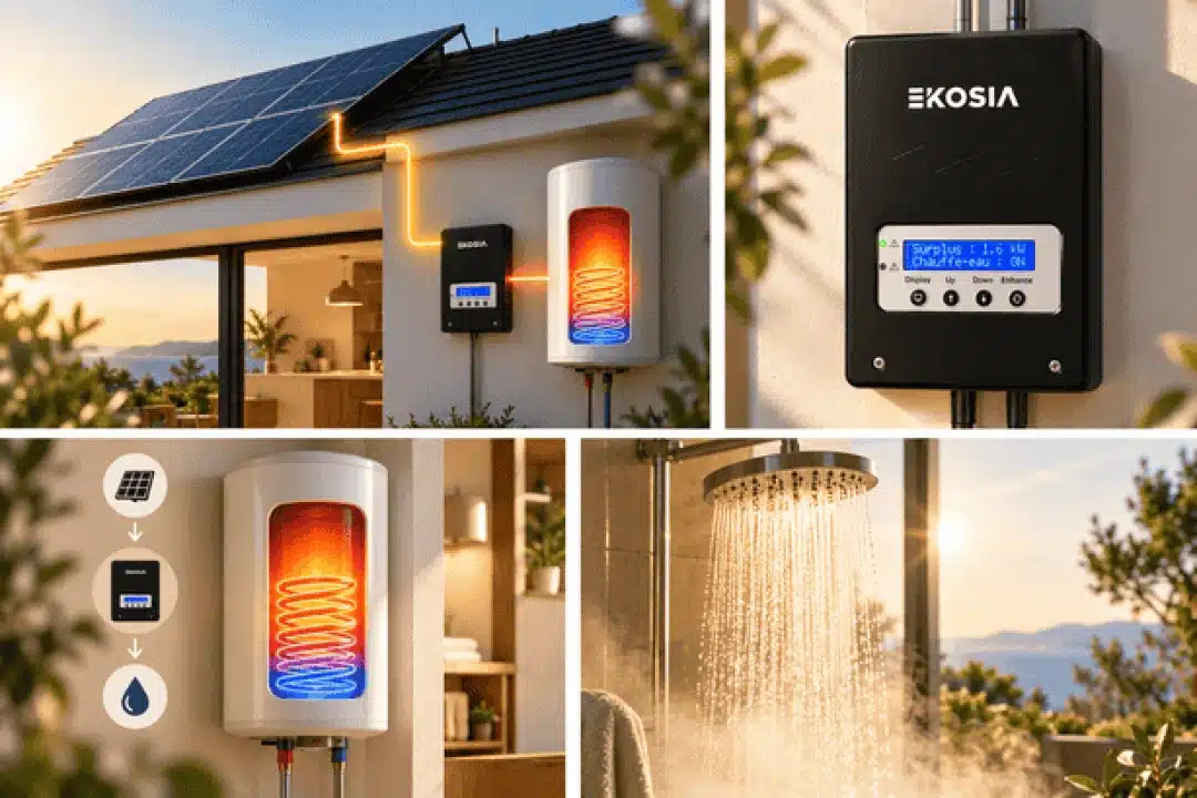 Routeur solaire et chauffe-eau électrique : comment utiliser le surplus de vos panneaux photovoltaïques ?